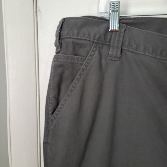 Carhartt Rugged Flex Relaxed Fit Canvas Work Pants Gray Men's 40x30 - Picture 3 of 9